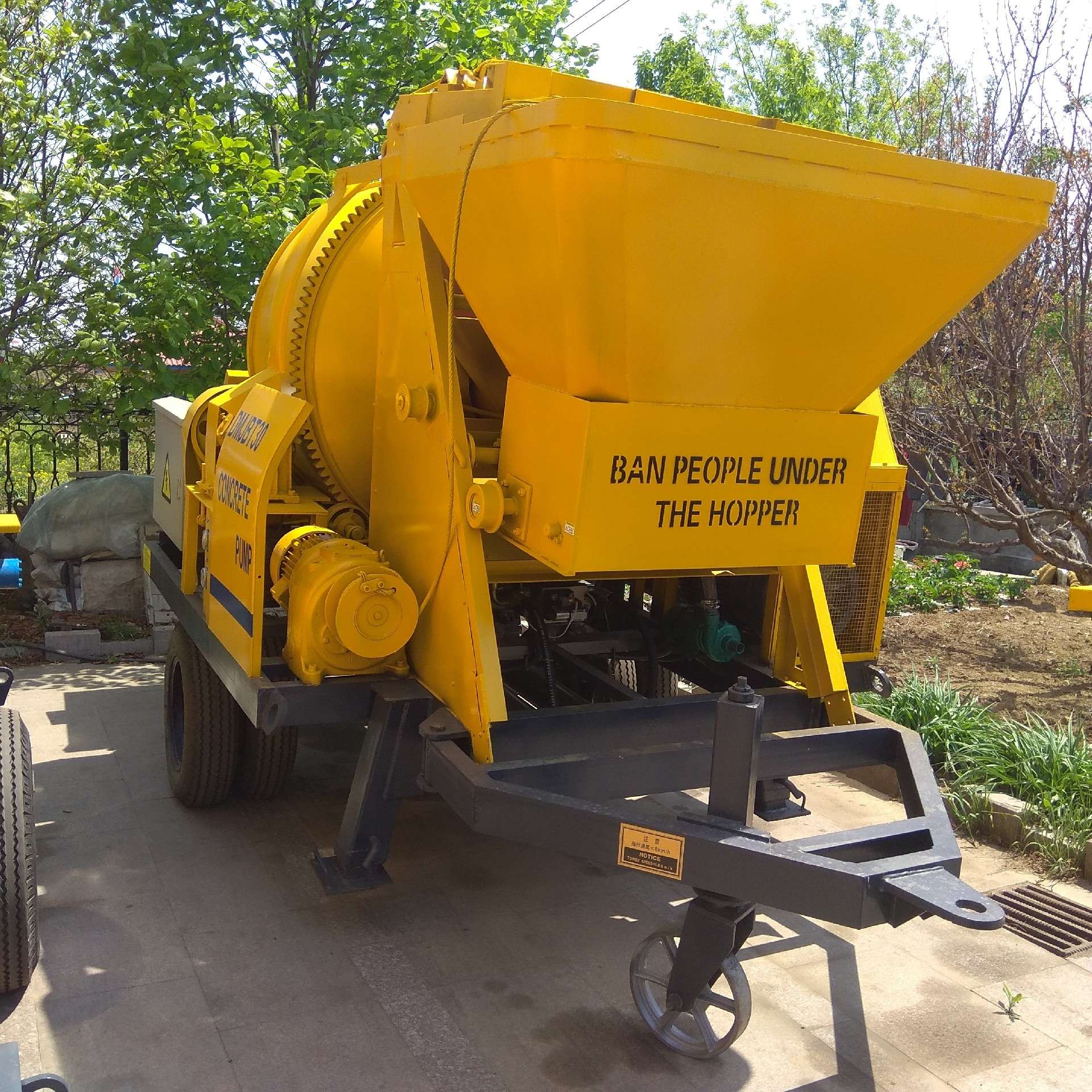 Electric mixing pump 30 drum type