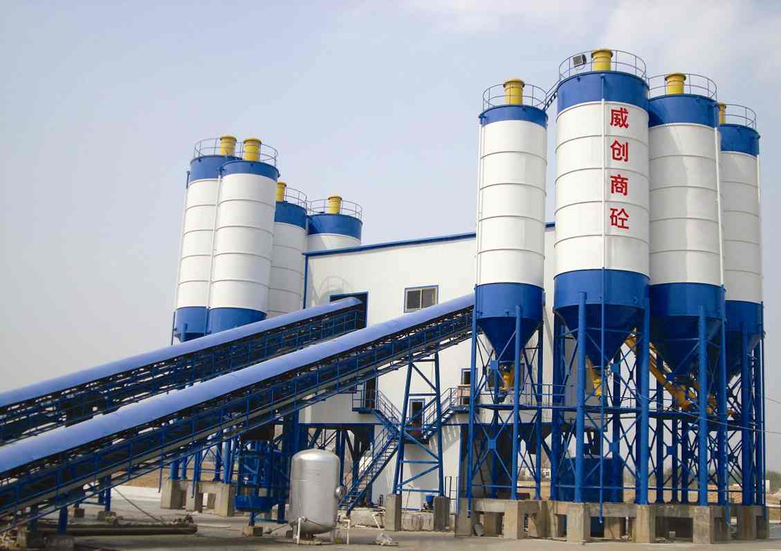 HZS180 concrete batching plant