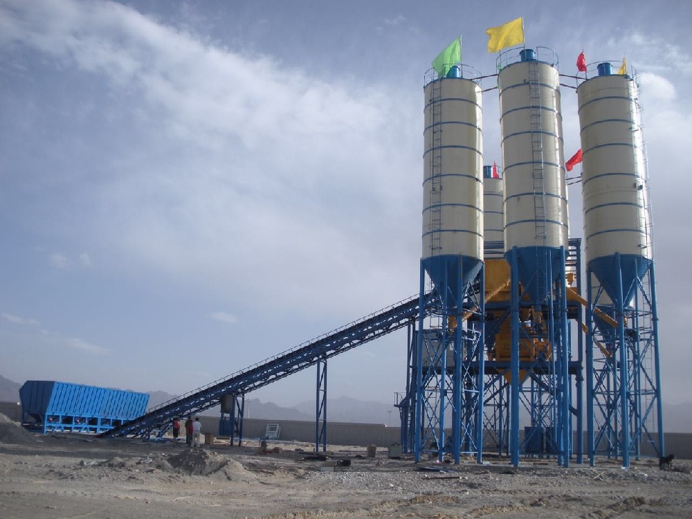 HZS120 concrete batching plant